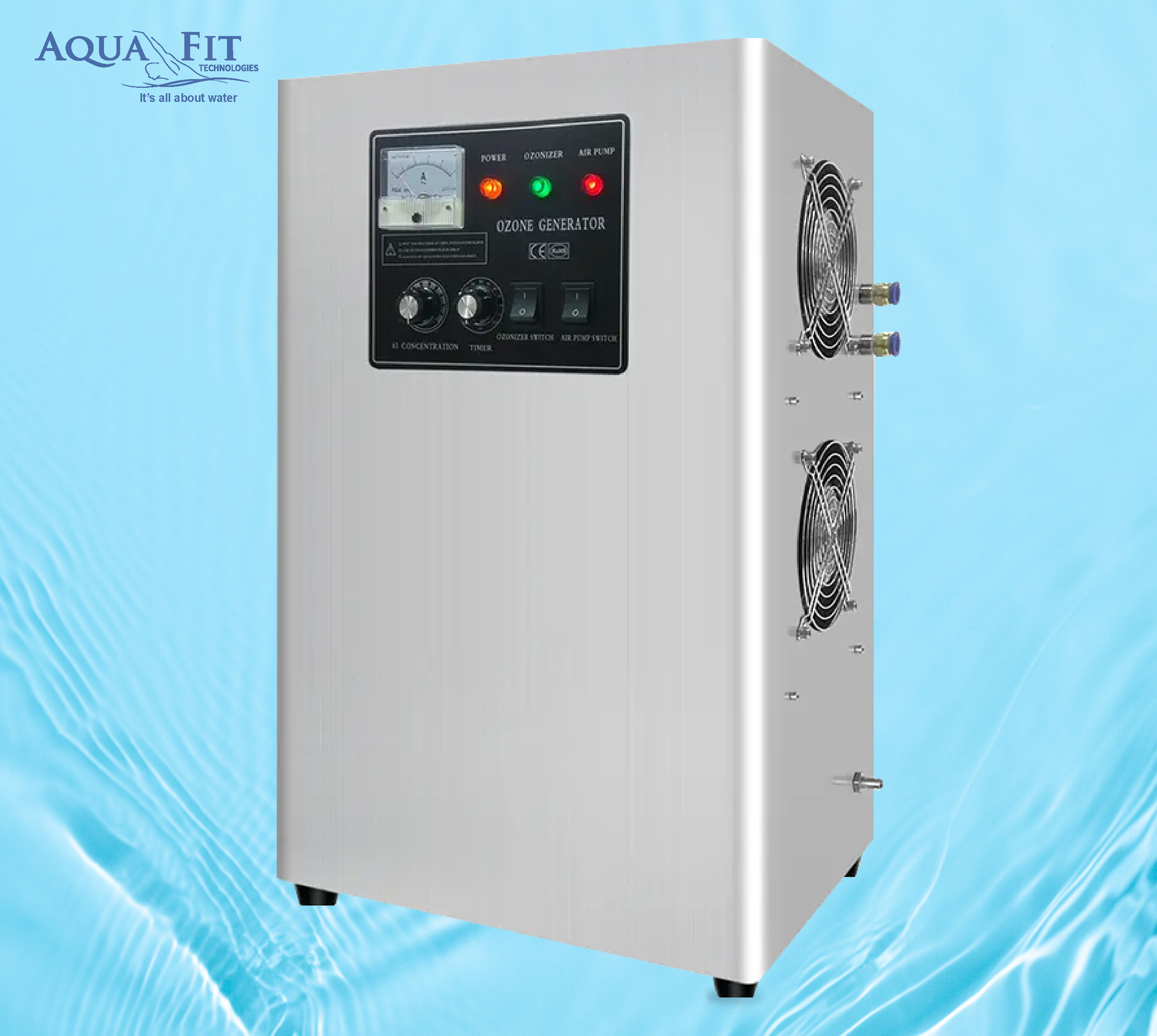 DNA-Series Industrial Air Cooled Ozone Generator