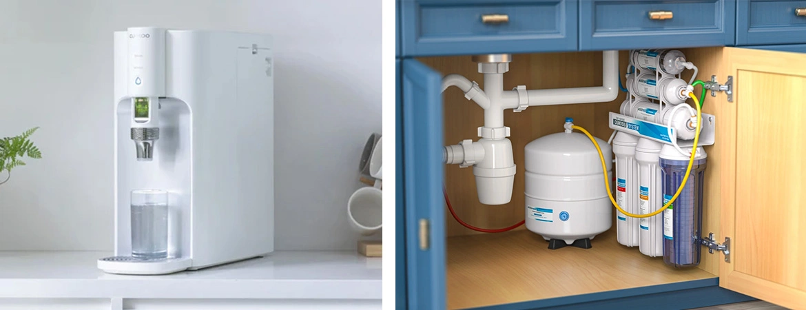 How to Choose Between Countertop and Under-Sink  Water Purifiers