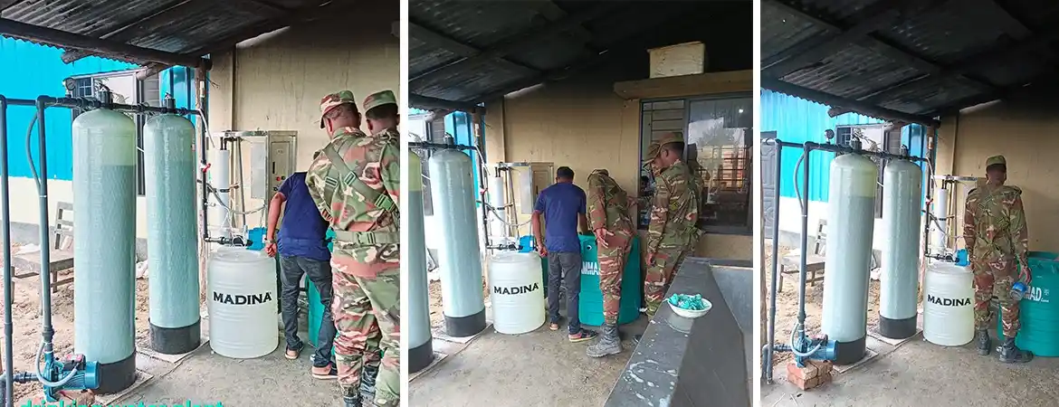 Drinking Water Treatment Plant for Bangladesh Army, khagrachari