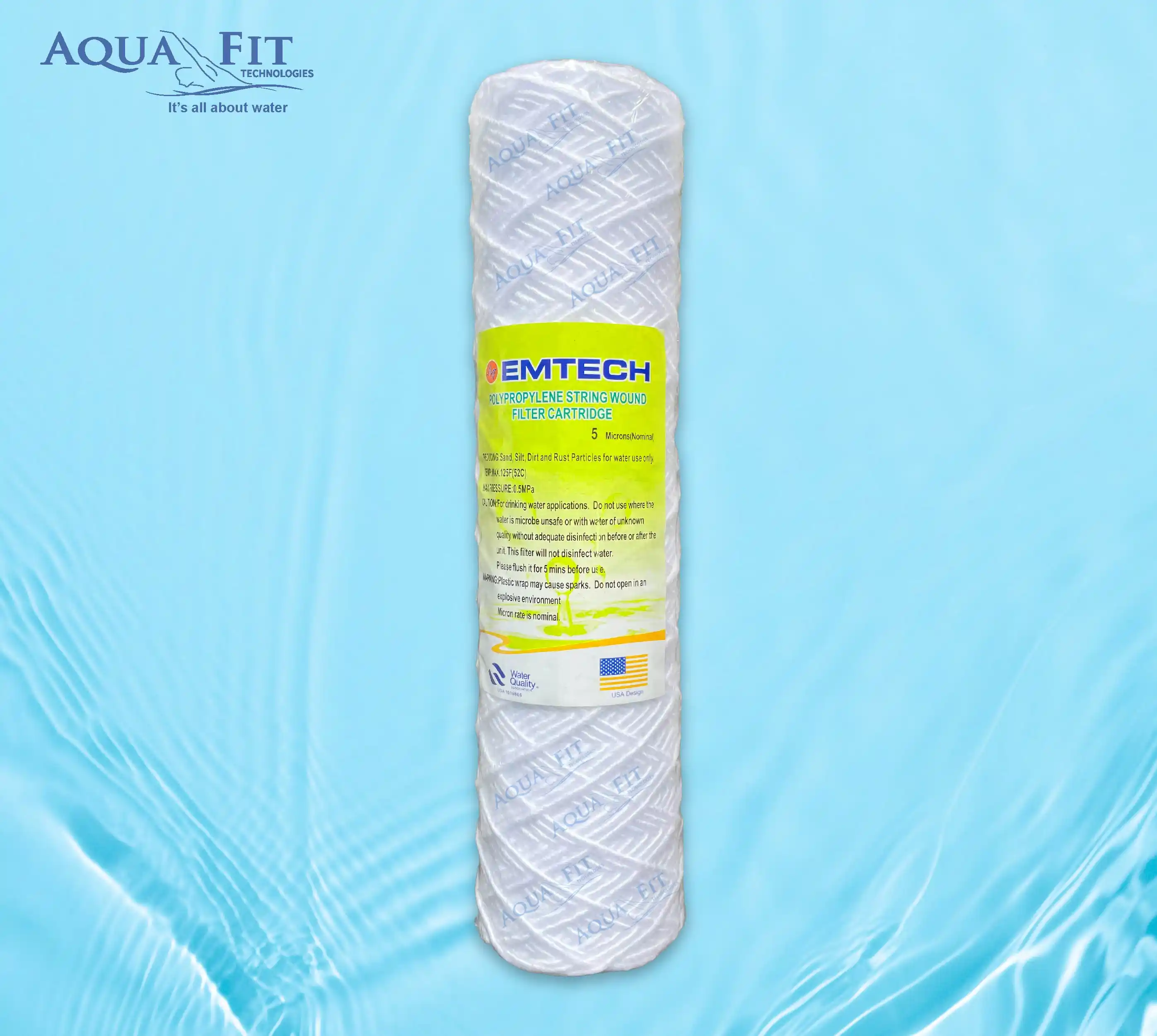 Emtech Yarn Filter Cartridge 10 Inch