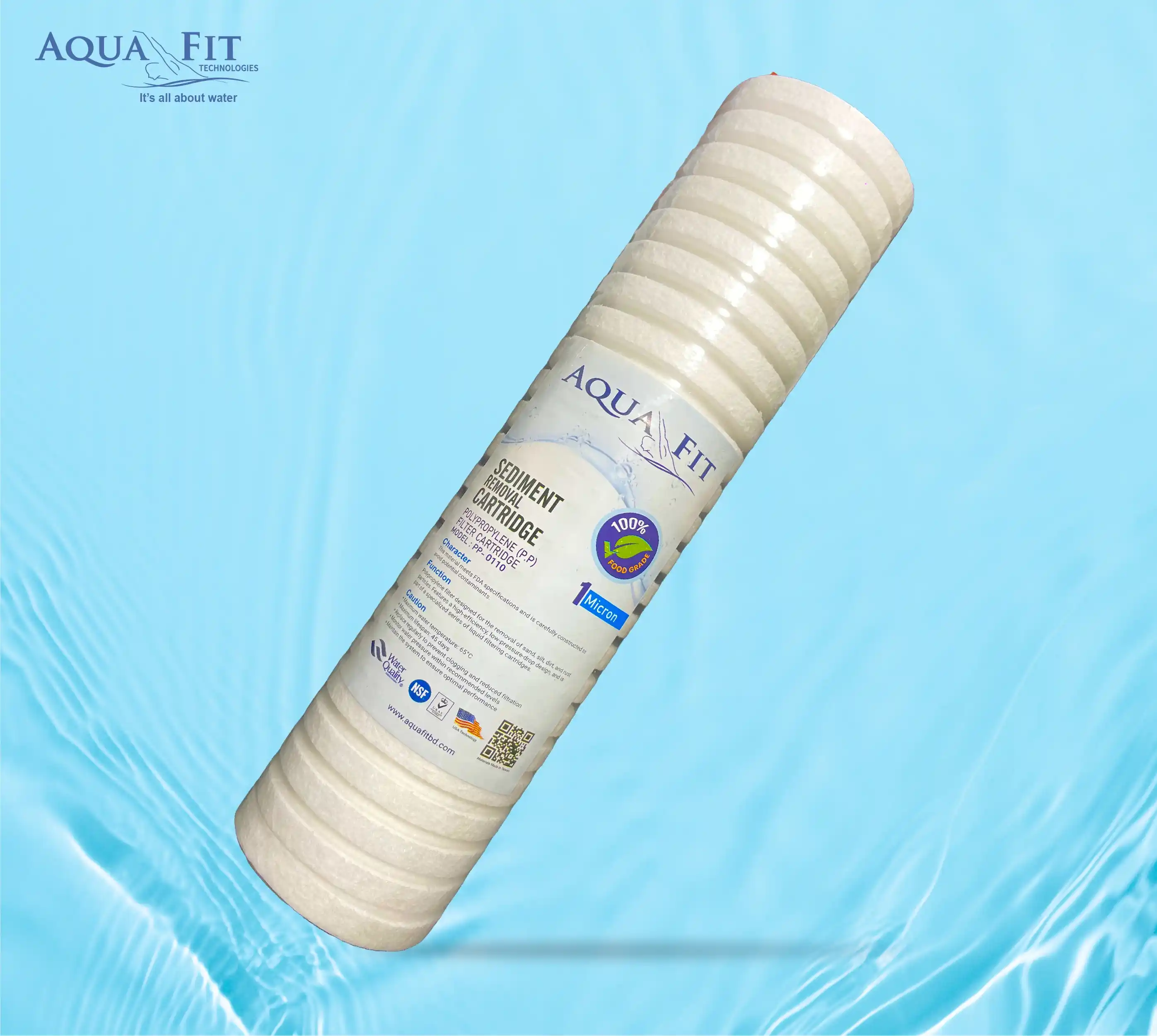 Aquafit Sediment Filter Cartridge 10 Inch