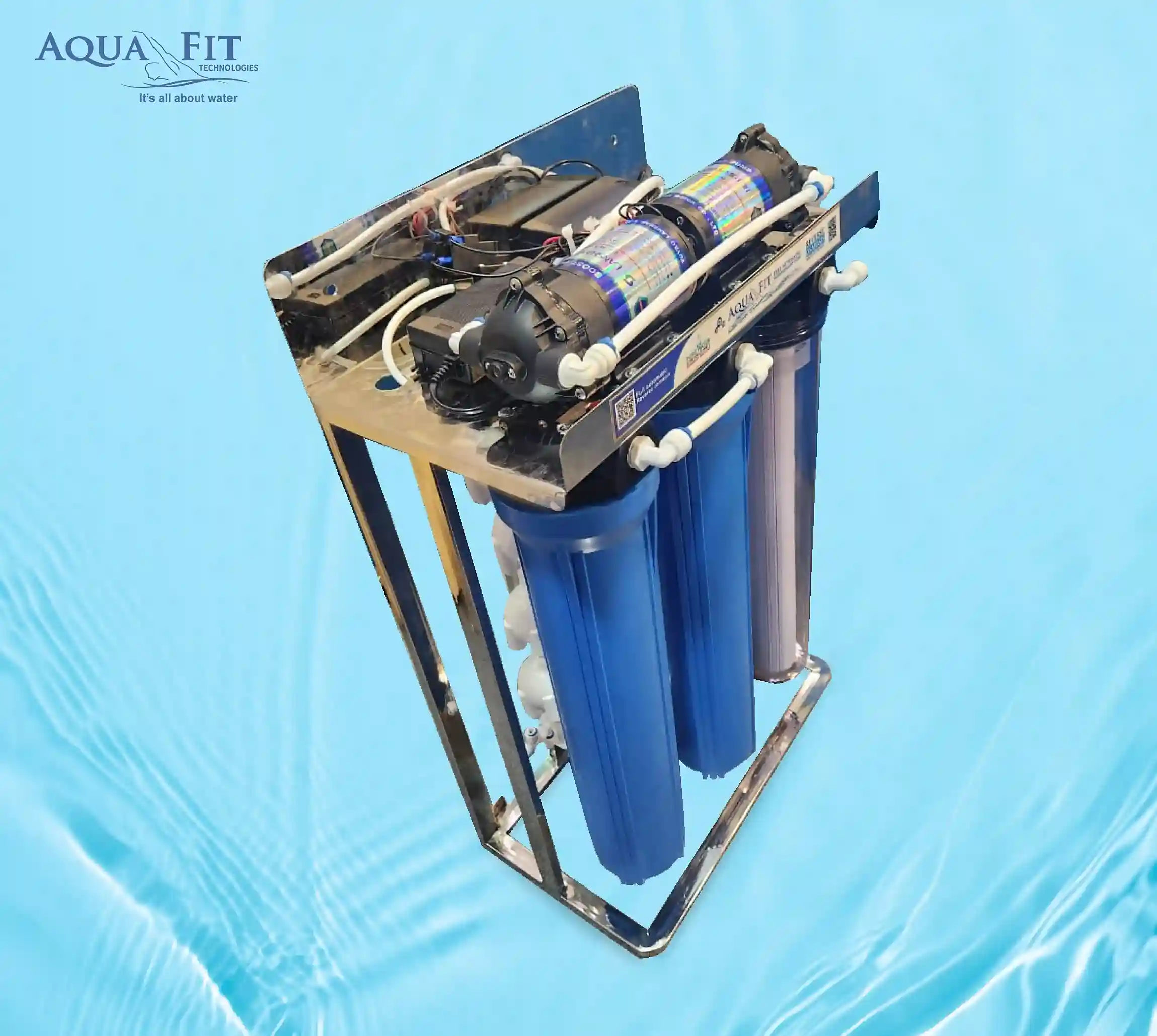 Aquafit Commercial RO Purifier-400GPD (SS Frame)