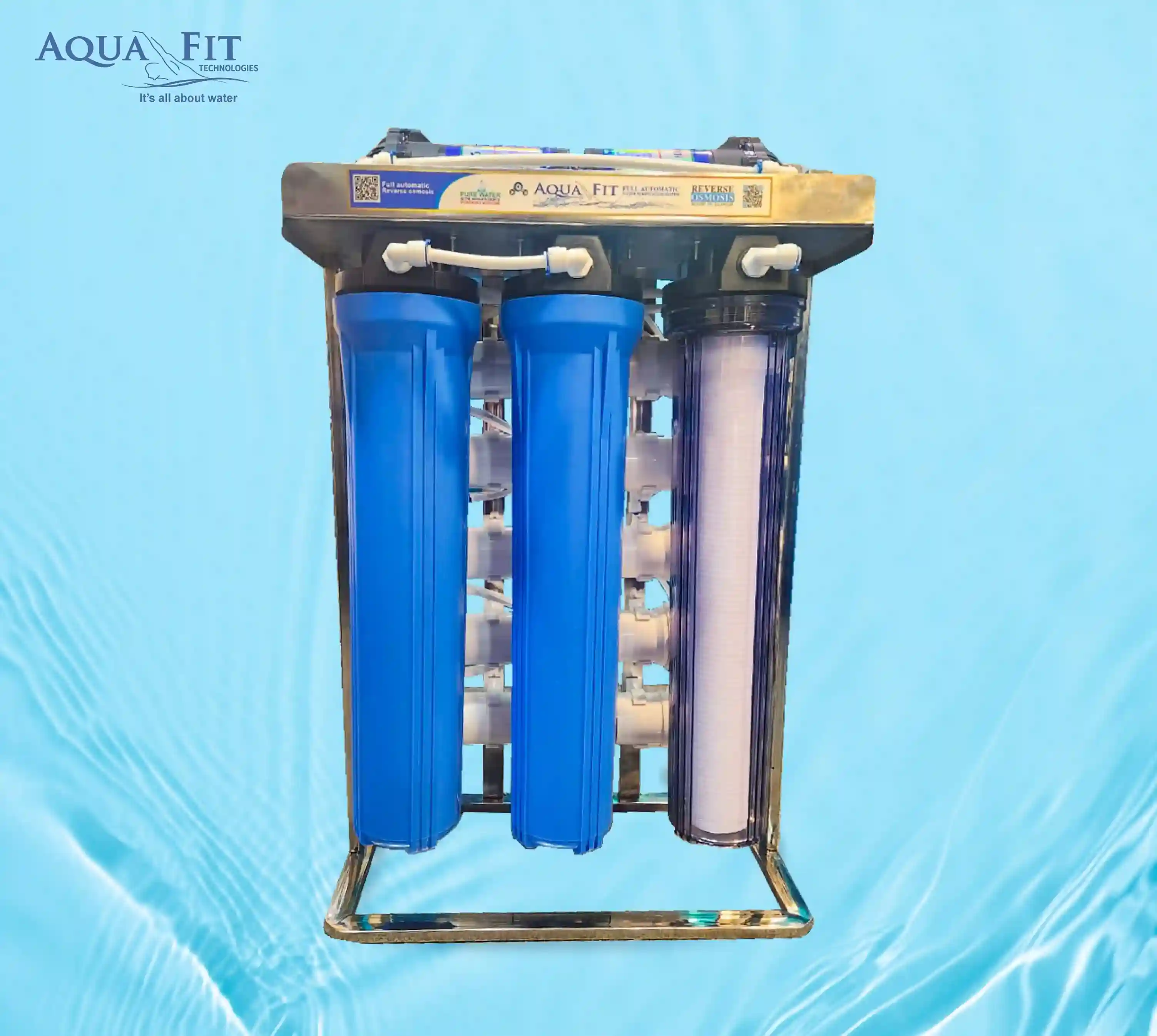 Aquafit Commercial RO Purifier-400GPD (SS Frame)