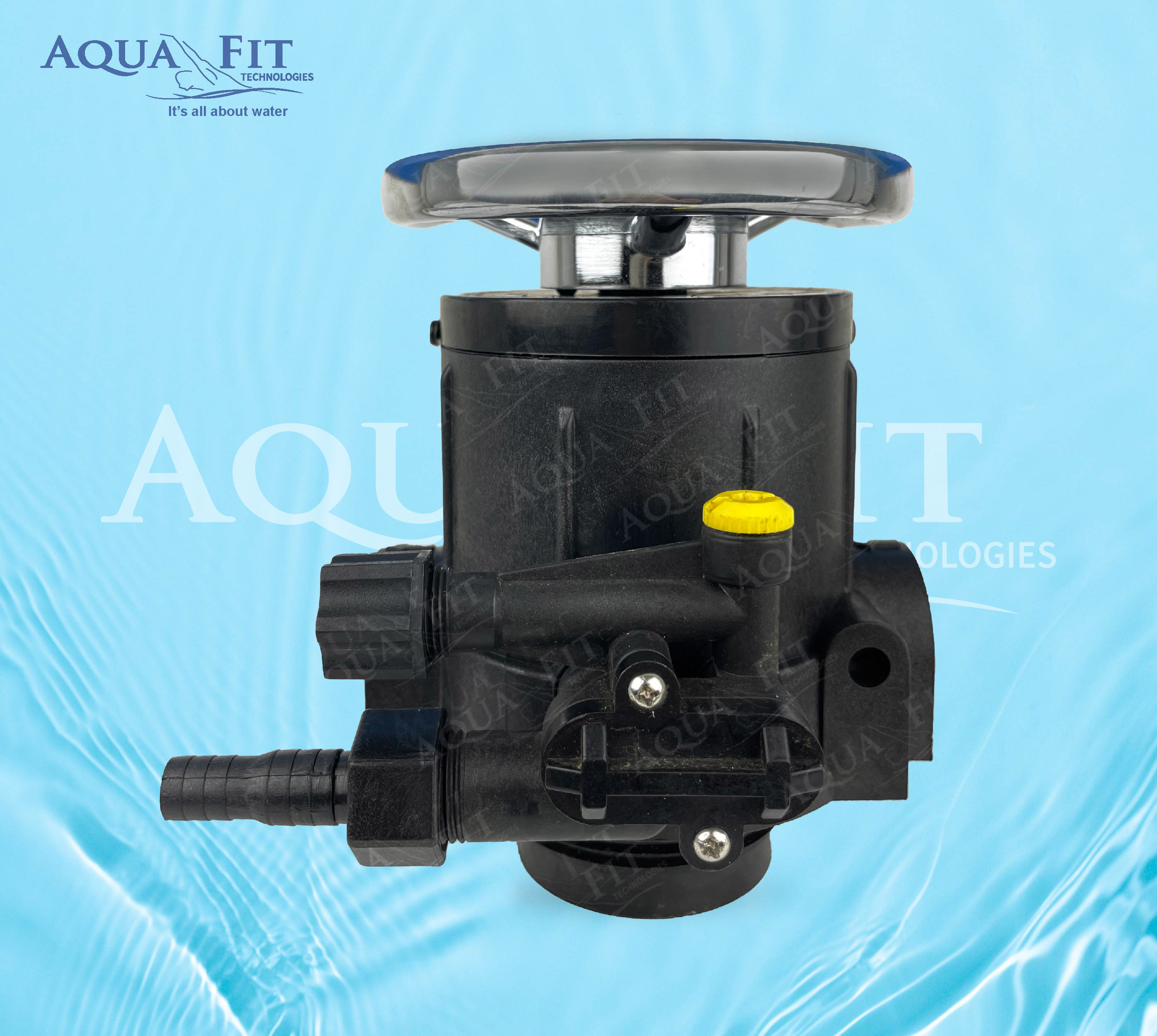 Manual multiport softener valve