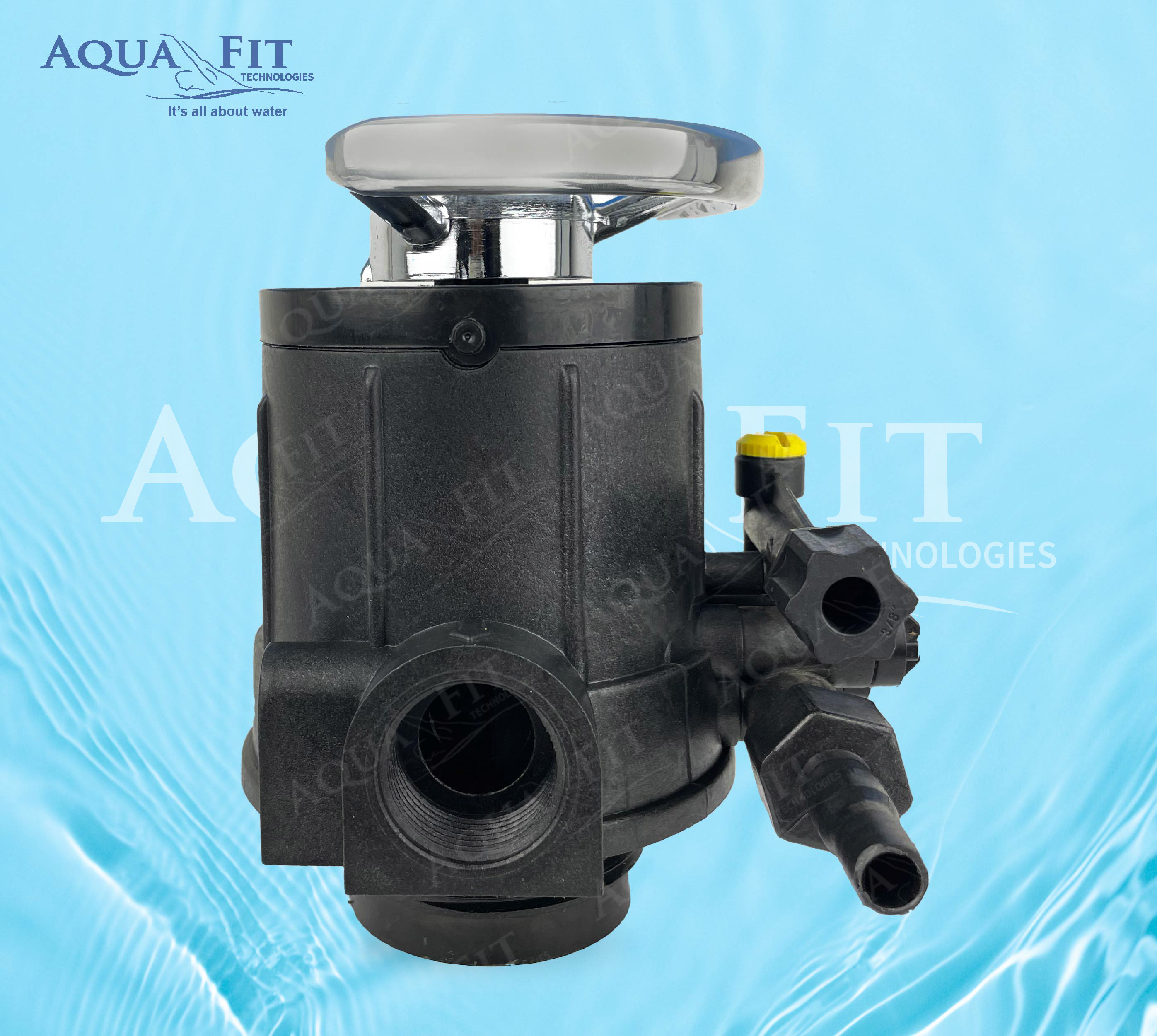 Manual multiport softener valve