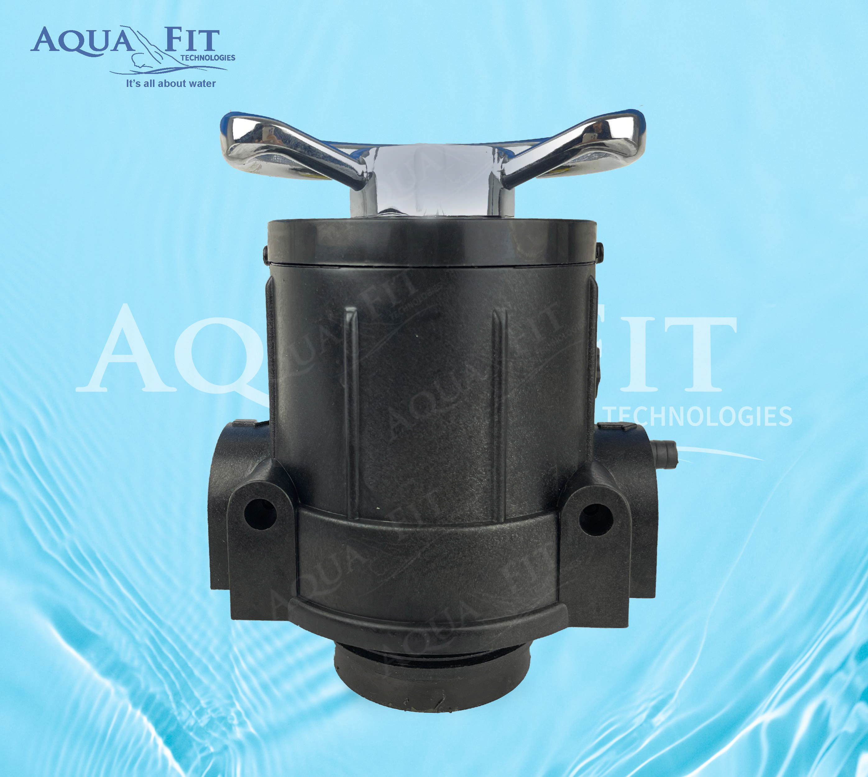 Manual multiport softener valve