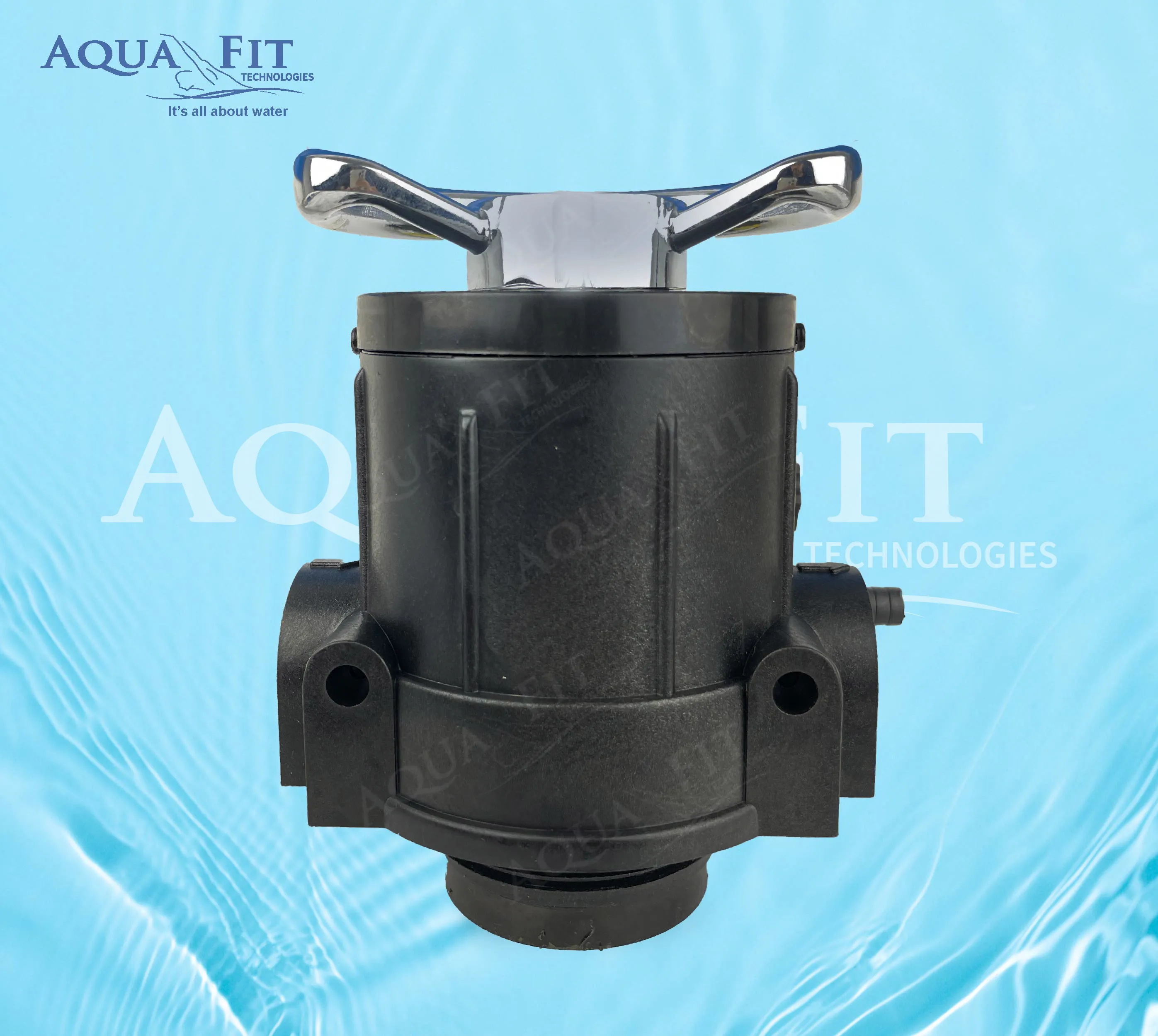 Manual multiport softener valve