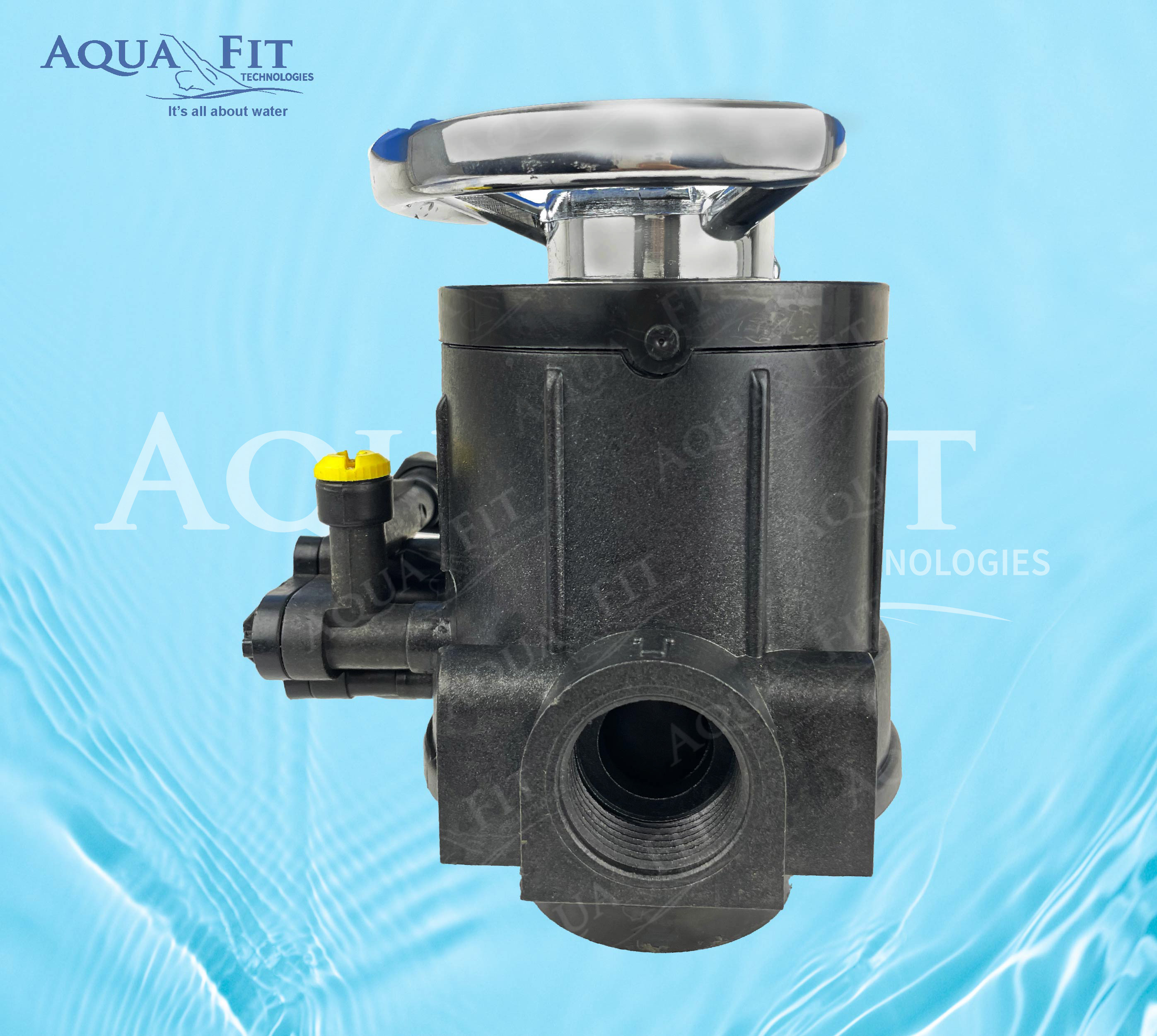 Manual multiport softener valve