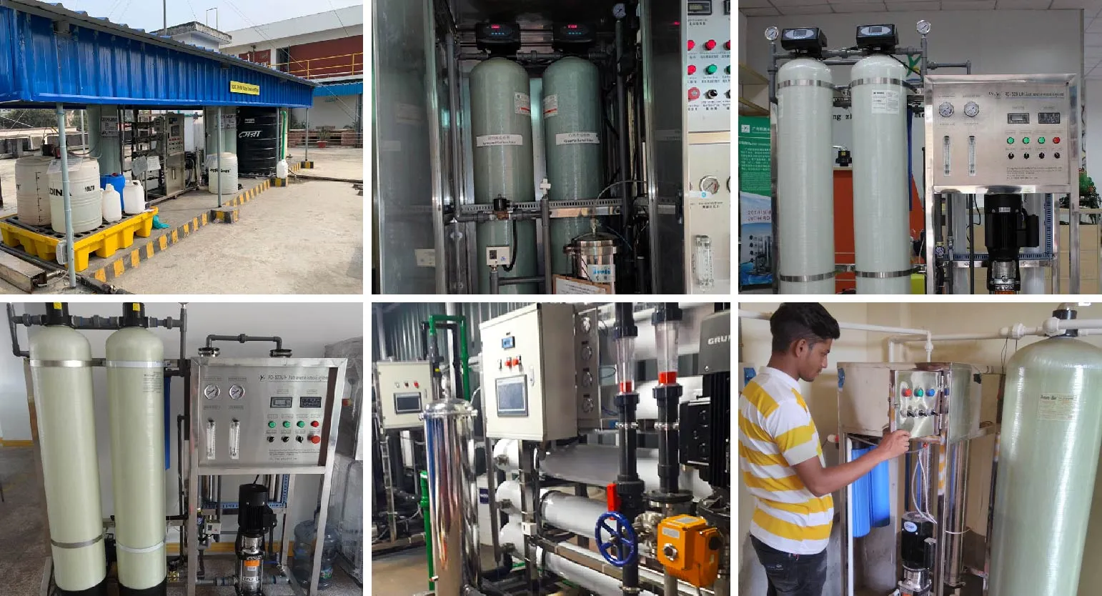 Drinking Water Treatment Plant for Many multi-national companies.