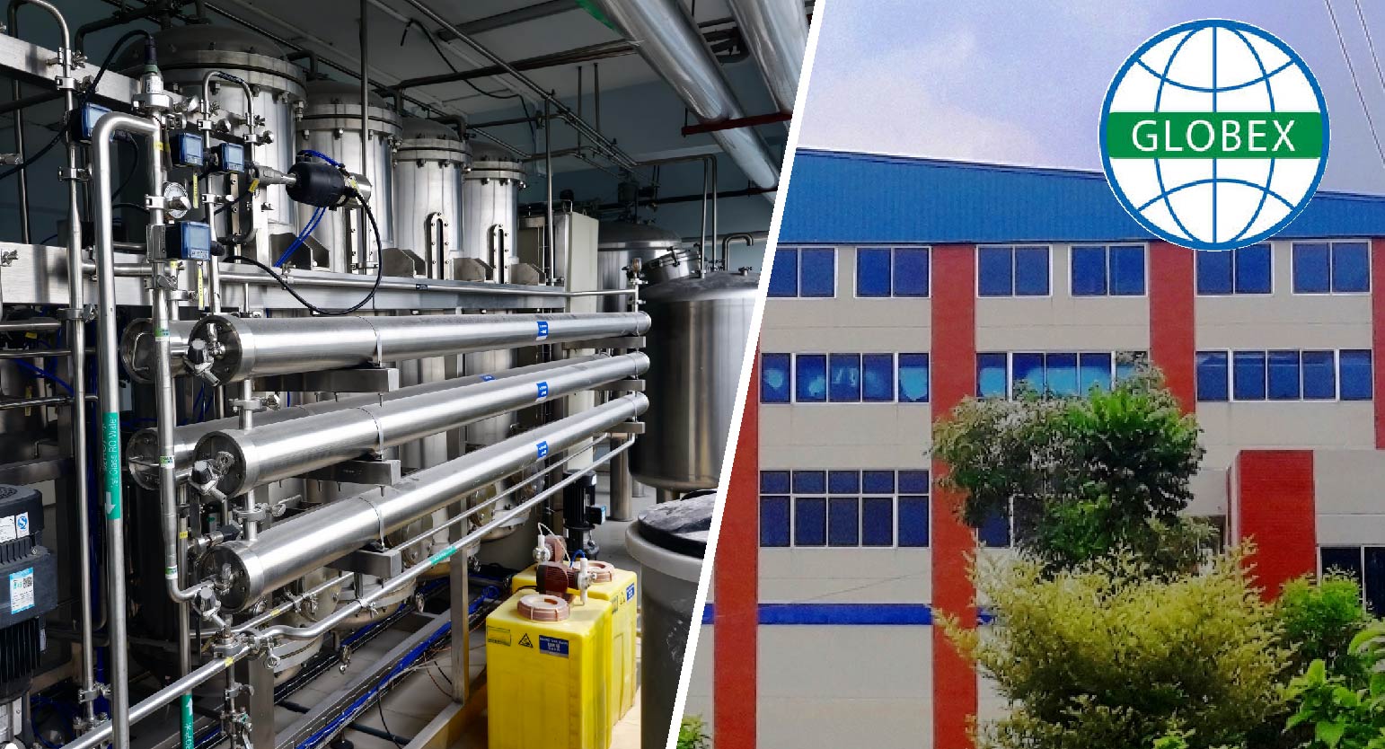 DM Water plant in Globex Pharmaceuticals limited