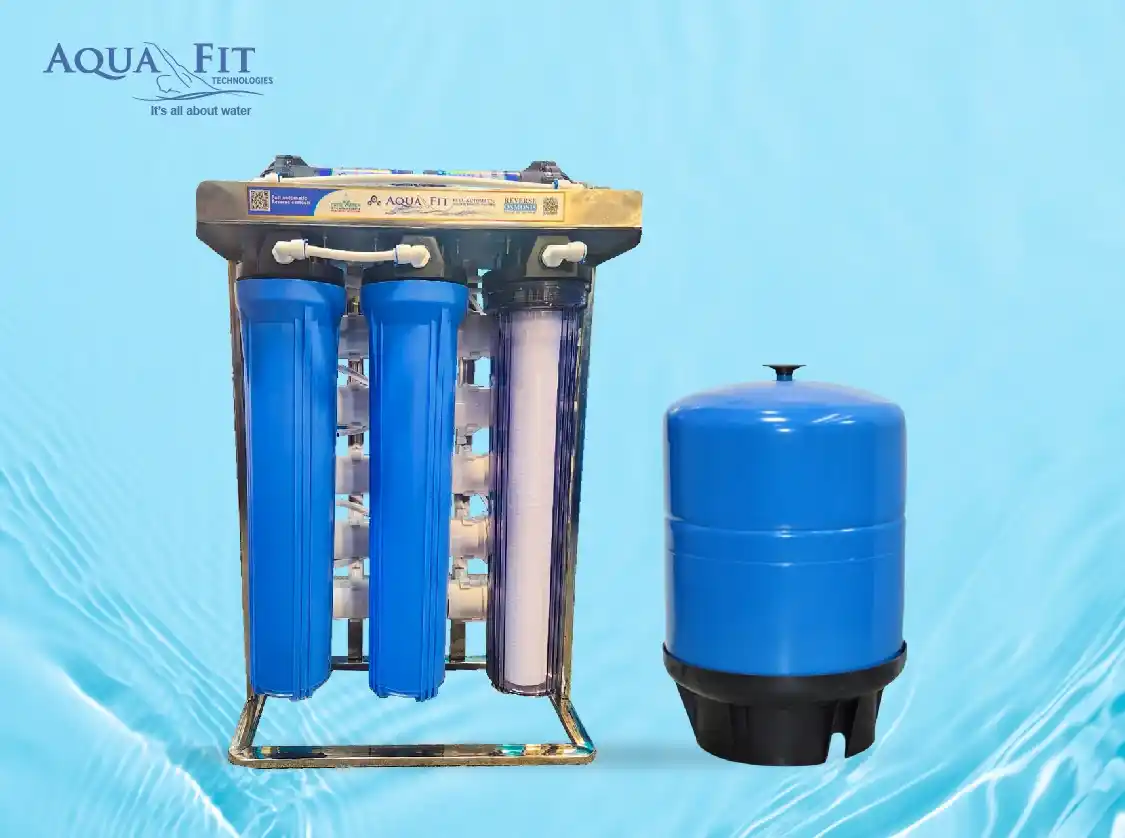 Aquafit Commercial RO Water Purifier-600GPD (SS Frame)