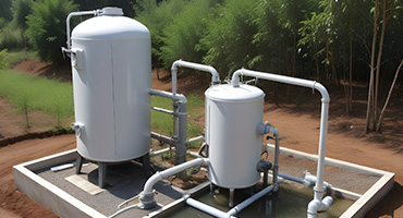 Rain water harvesting plant