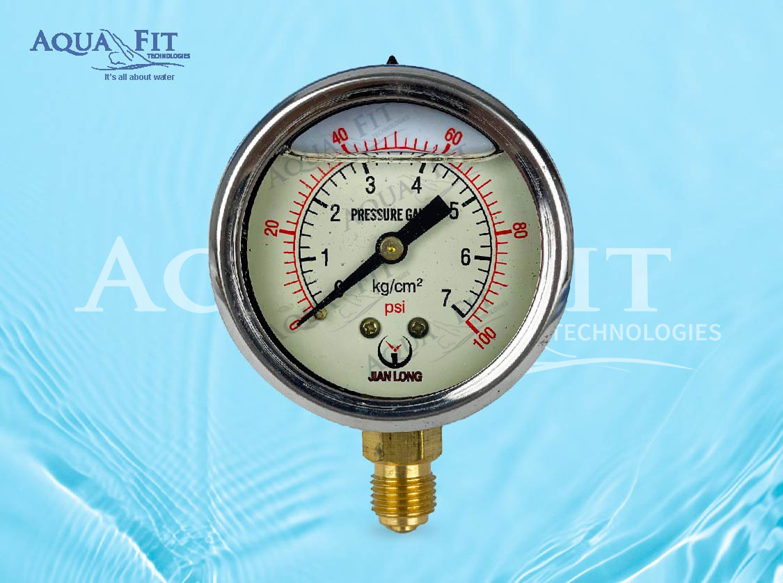 pressure gauge to check water pressure, pressure meter for water pump, Pressure gauge.