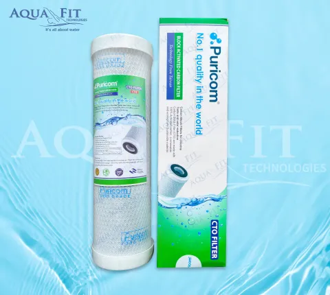 Puricom Carbon Block Cartridge (CTO Premium) 10 inch