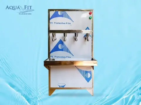 Water Hot and Cooling Dispenser 4 Taps+ (Mild-Steel)