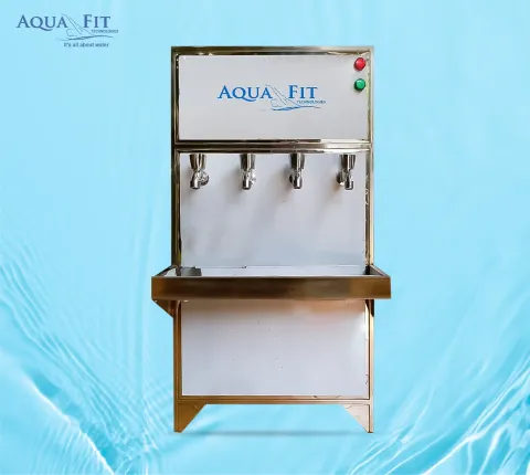 Water Cooling Dispenser 4 Taps (SS)